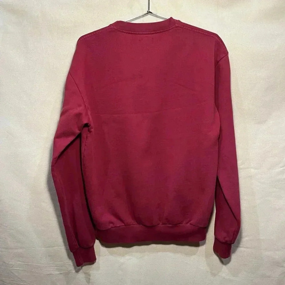 Yowie | Unisex Cotton Crewneck Sweatshirt - Maroon / Sz XS - Picture 3 of 7
